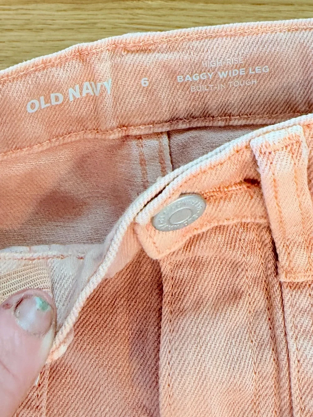 Old Navy Light Pink Flared Corduroy Jeans for Kids size 6 brand new